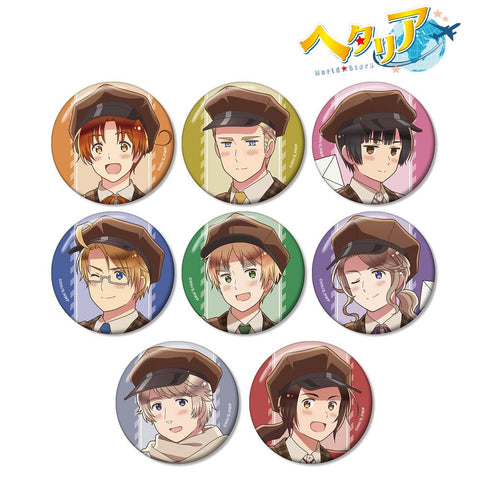 『ヘタリア World★Stars』描き下ろし 郵便屋ver. トレーディング缶バッジ(単位/BOX)